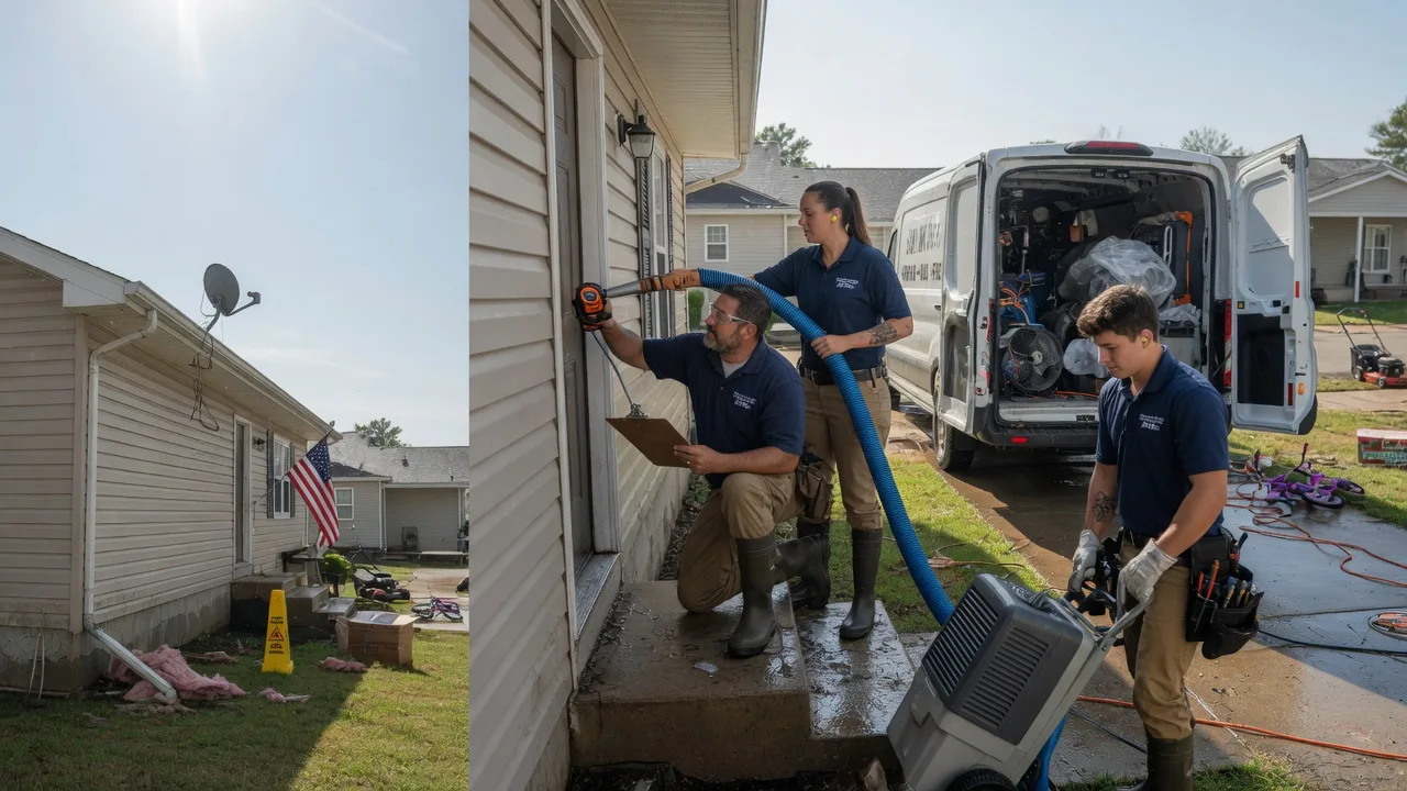 Ceiling Water Damage Restoration in Minden, WV near me